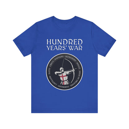 Hundred Years' War Battles Longbowman T-Shirt
