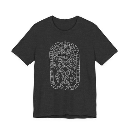 Dark Grey Heather / S Drävle Runestone Sigurd & Fafnir T-Shirt