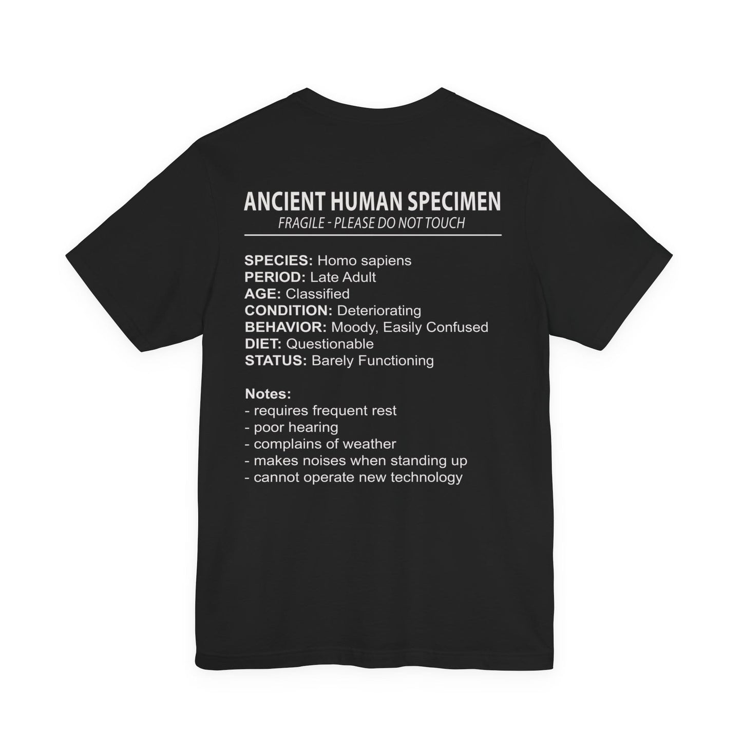 Ancient Human Specimen Double Sided T-Shirt