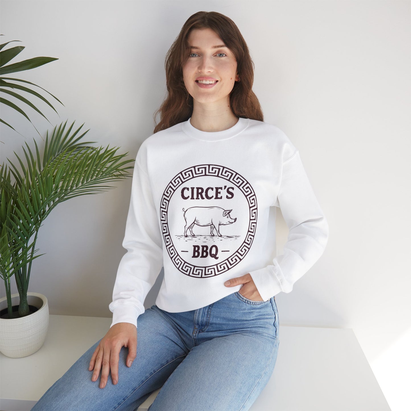 Circe's BBQ Funny Greek Mythology Sweatshirt