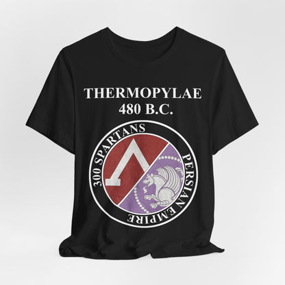 Thermopylae Sparta vs Persia Famous Battle T-shirt
