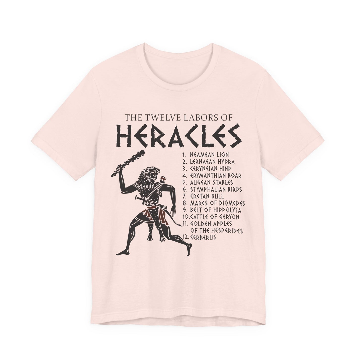 Heracles 12 Labors Greek Mythology T-Shirt