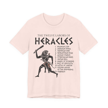 Heracles 12 Labors Greek Mythology T-Shirt