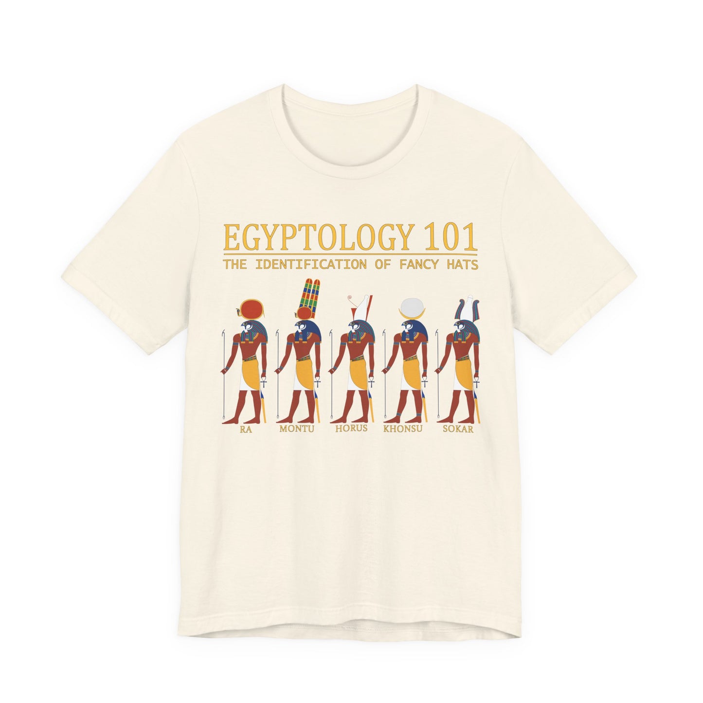 Egyptology 101 Fancy Hats - Funny Egyptian Mythology T-Shirt
