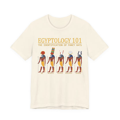 Egyptology 101 Fancy Hats - Funny Egyptian Mythology T-Shirt