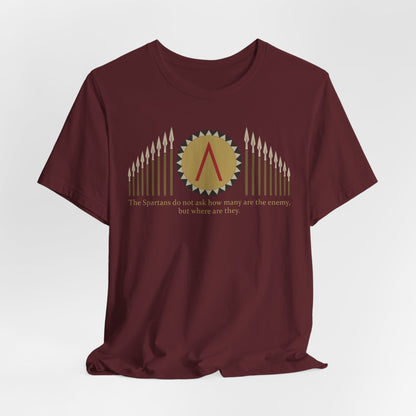 Spartans Plutarch Quote T-Shirt