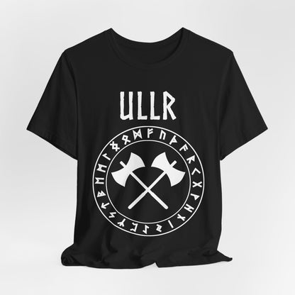 Ullr Norse God with Runes T-shirt