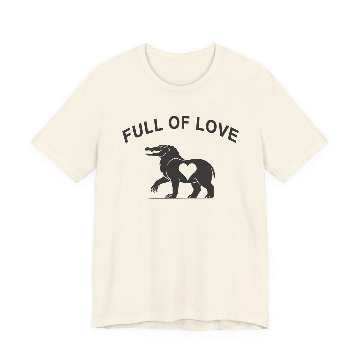 Natural / S Full of Love Ammit T-Shirt
