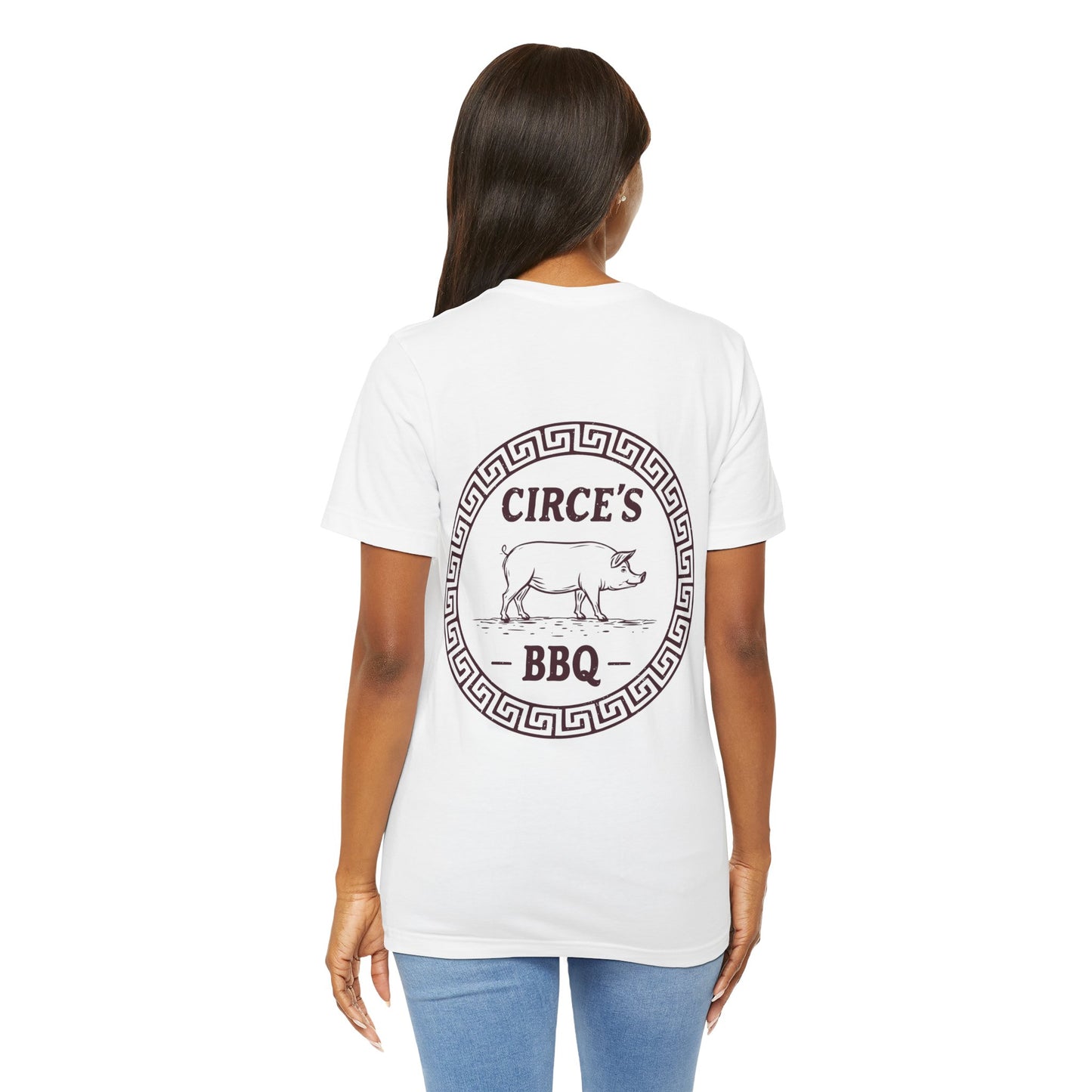 Circe's BBQ - Funny Greek Mythology Double Sided T-Shirt