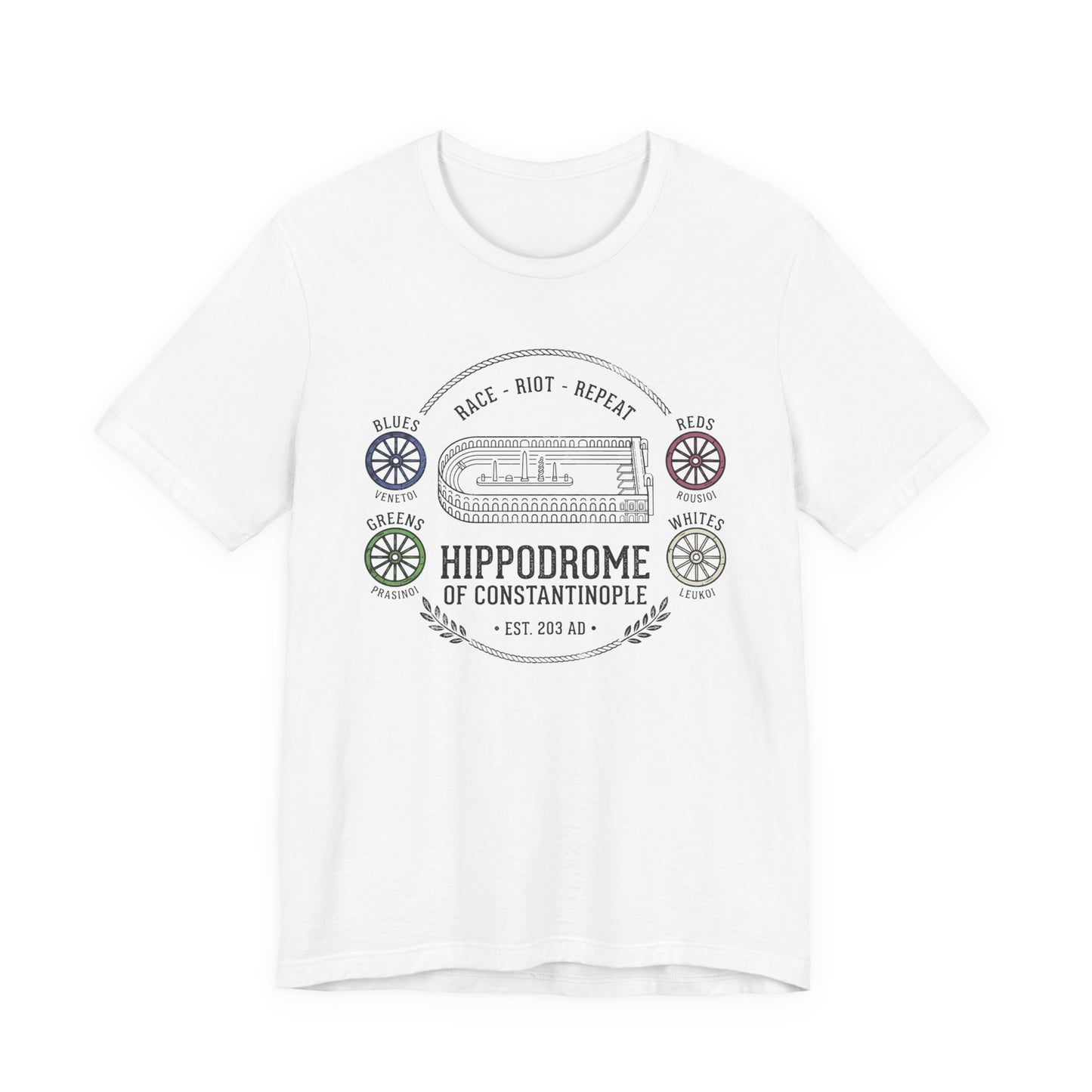 Hippodrome of Constantinople Chariot Teams T-Shirt