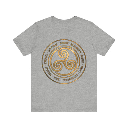 Celtic Gods and Goddesses Triskelion Symbol T-Shirt