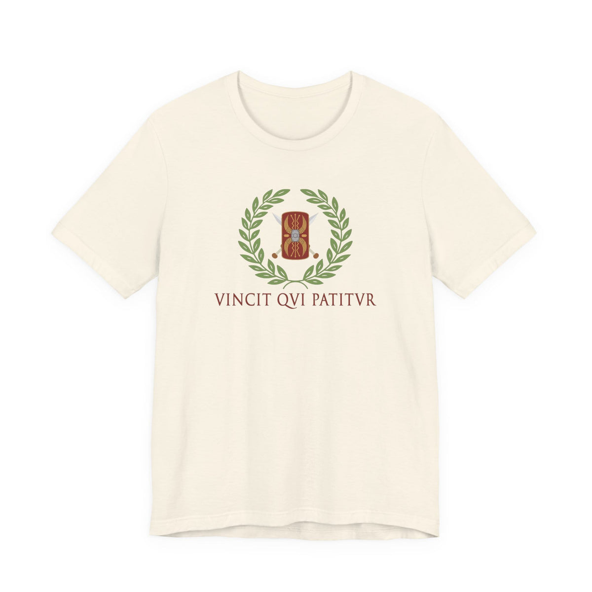 Natural / S He Conquers Who Endures Latin T-Shirt