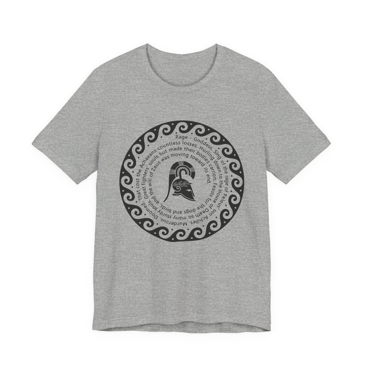 The Iliad Rage of Achilles T-Shirt