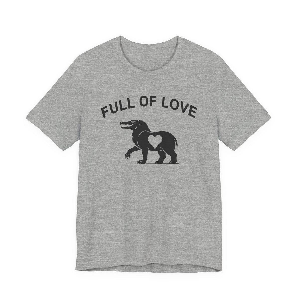 Athletic Heather / S Full of Love Ammit T-Shirt
