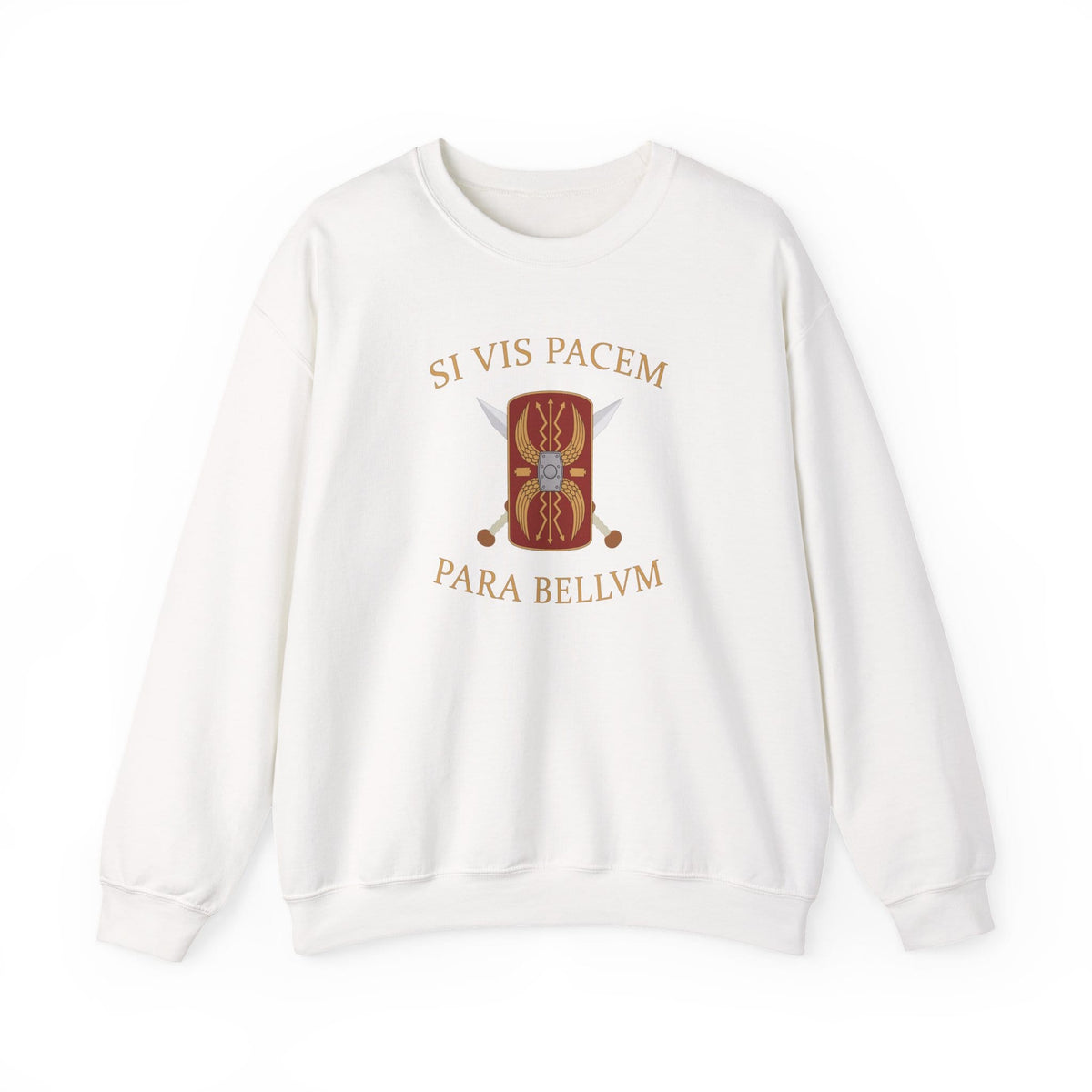 White / S Si Vis Pacem Para Bellum Sweatshirt