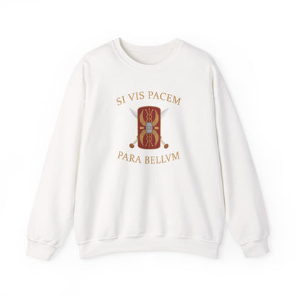 White / S Si Vis Pacem Para Bellum Sweatshirt