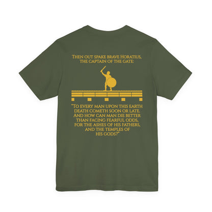 Horatius at the Bridge Double Sided T-Shirt