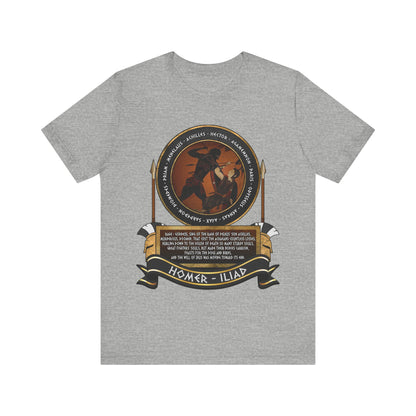 Achilles and the Heroes of the Trojan War - Homer's Iliad T-Shirt
