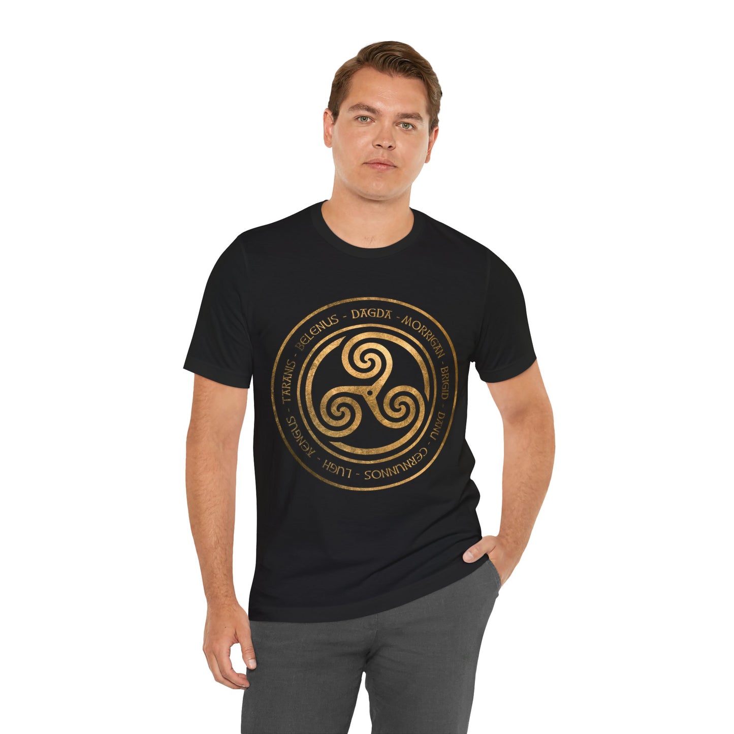 Celtic Gods and Goddesses Triskelion Symbol T-Shirt