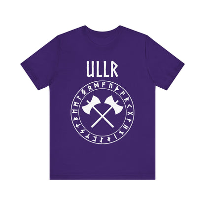 Ullr Norse God with Runes T-shirt
