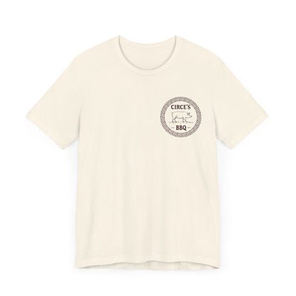 Circe's BBQ - Funny Greek Mythology Double Sided T-Shirt