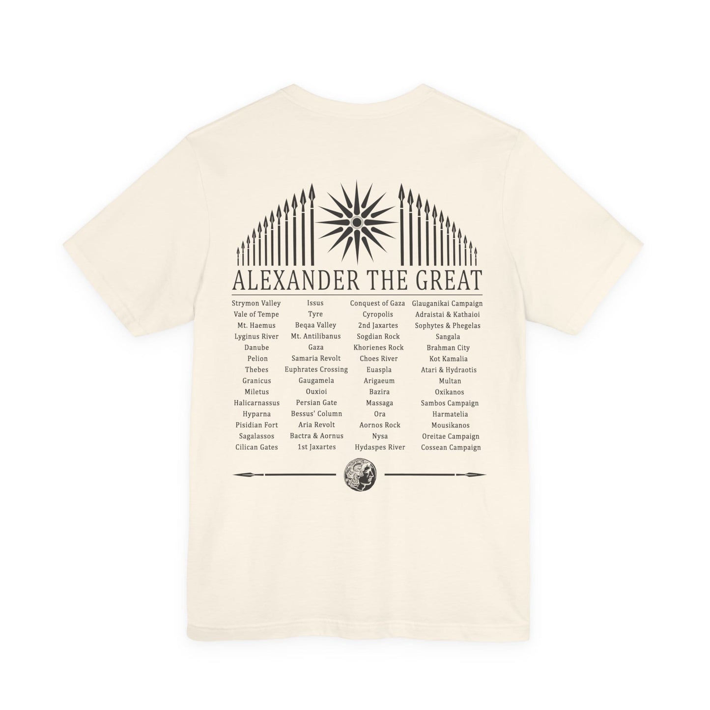 Alexander the Great Campaigns T-Shirt