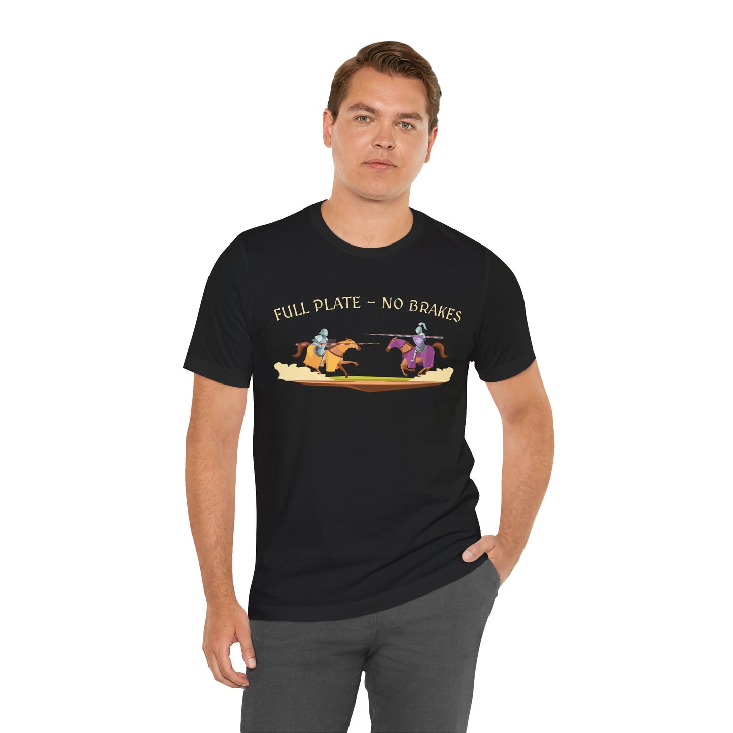 Full Plate No Brakes Jousting T-Shirt