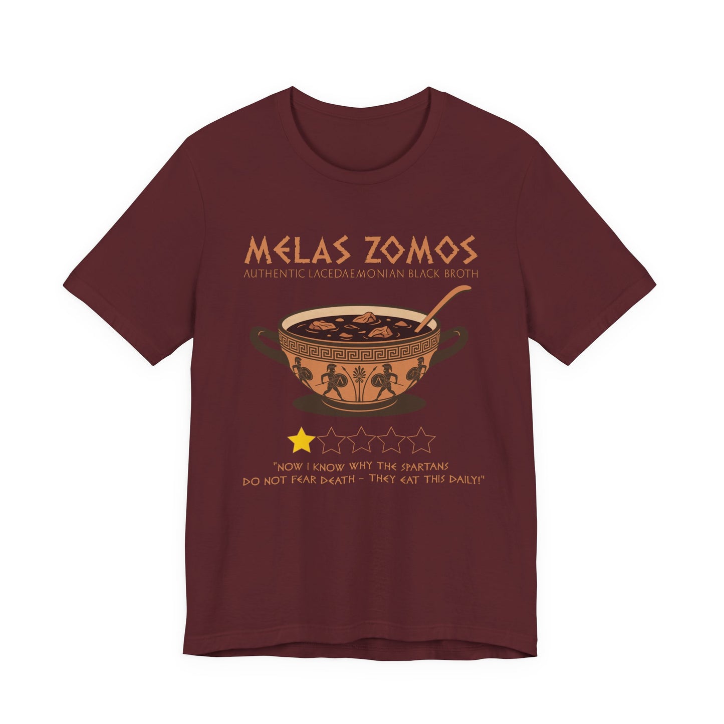 Spartan Melas Zomos 1 Star Review T-Shirt