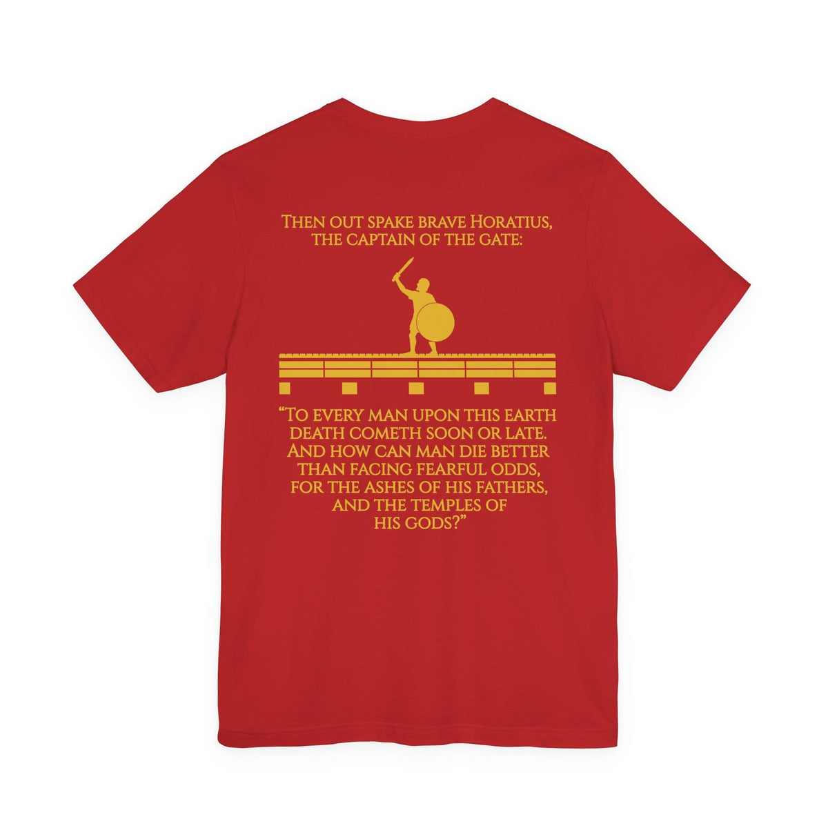 Horatius at the Bridge Double Sided T-Shirt