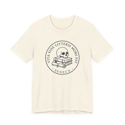 Natural / S Life Without Learning is Death Latin T-Shirt