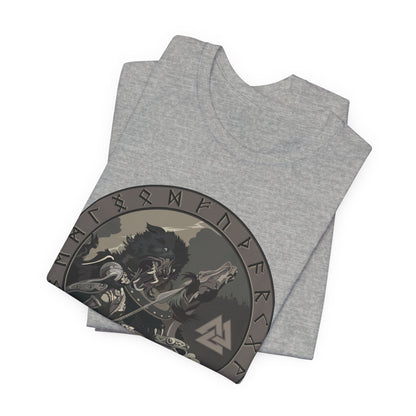 Odin vs Fenrir Ragnarok T-Shirt
