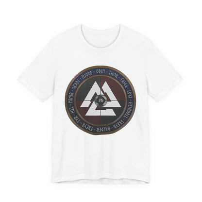 Norse Gods and Goddesses - Viking Shield T-Shirt
