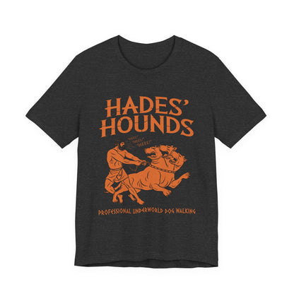 Hades' Hounds Dog Walking - Funny Greek Mythology T-Shirt
