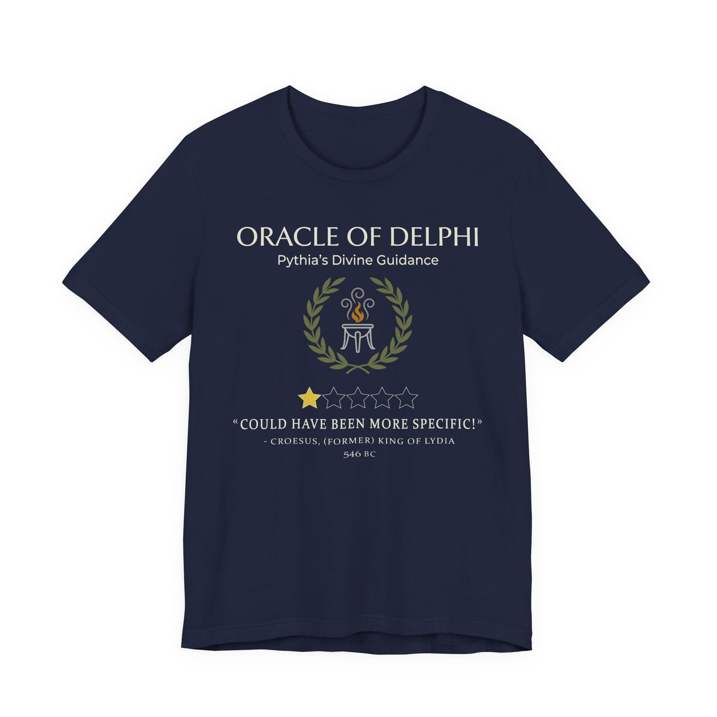 Croesus Oracle of Delphi 1 Star Review T-Shirt