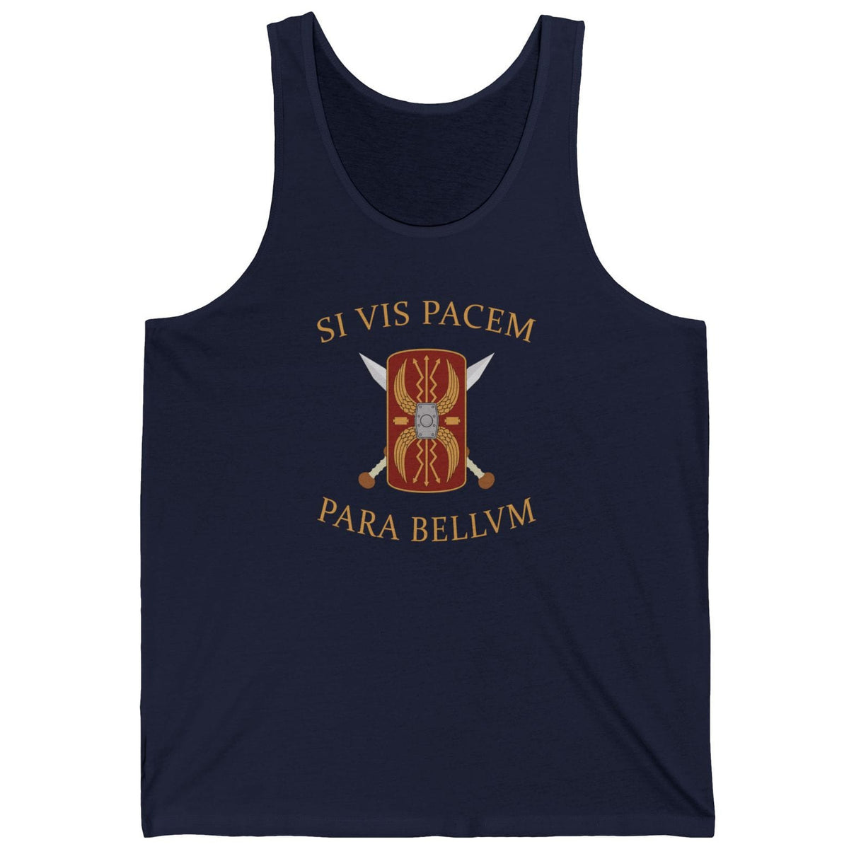 Navy / XS Si Vis Pacem Para Bellum Tank Top
