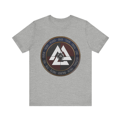 Norse Gods and Goddesses - Viking Shield T-Shirt