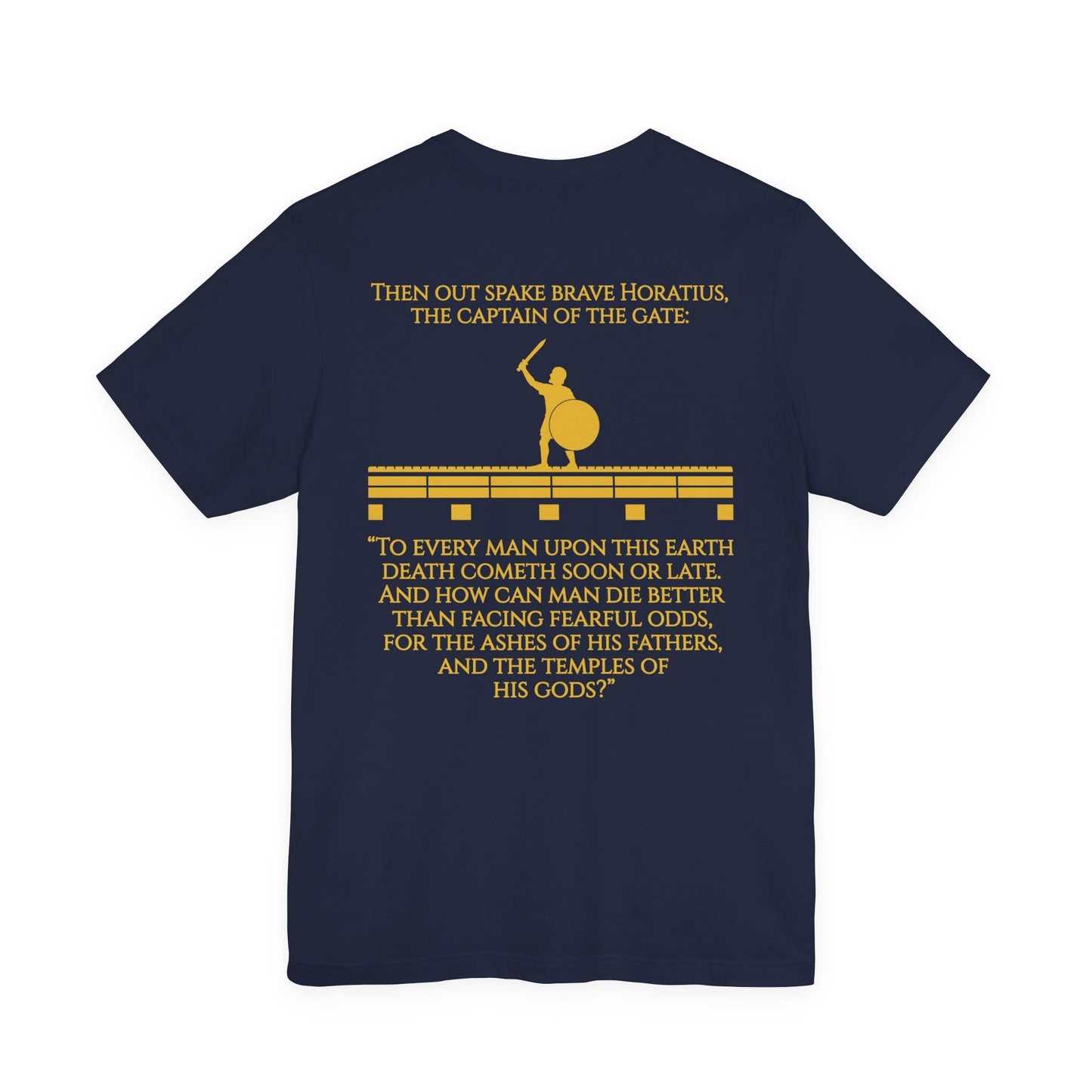 Horatius at the Bridge Double Sided T-Shirt