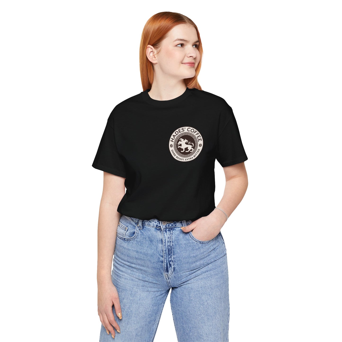 Hades Coffee - Funny Greek Mythology Double Sided T-Shirt