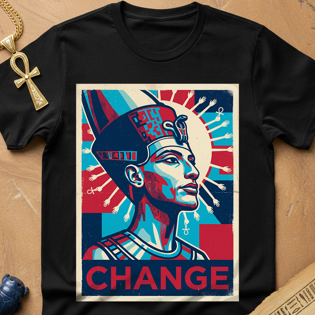 Black Akhenaten Change Funny Ancient Egypt T-Shirt