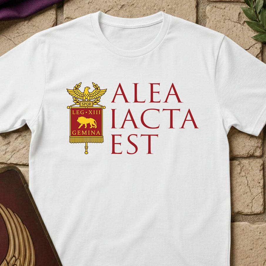 White / S Alea Iacta Est T-Shirt