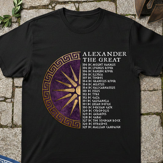 Alexander the Great Battles Macedon T-Shirt