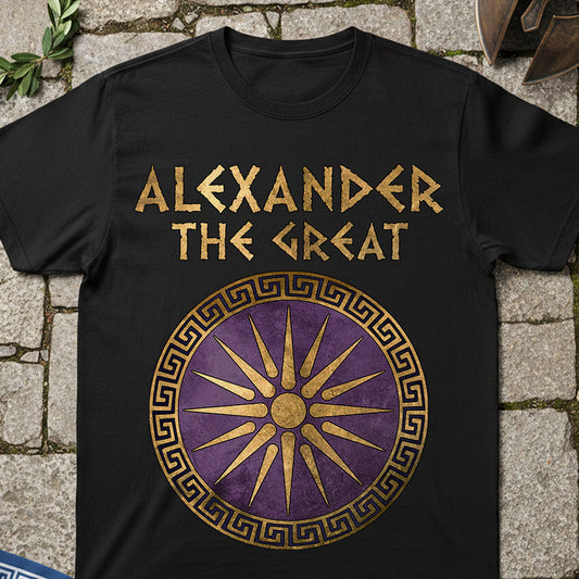 Alexander the Great Makedon Shield T-Shirt