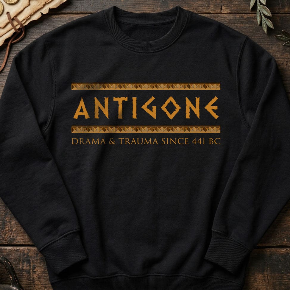 Black / S Antigone Family Drama Sweatshirt