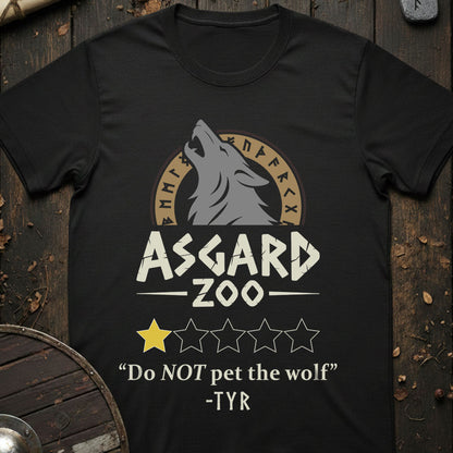 Asgard Zoo 1 Star Review - Funny Norse Mythology T-Shirt