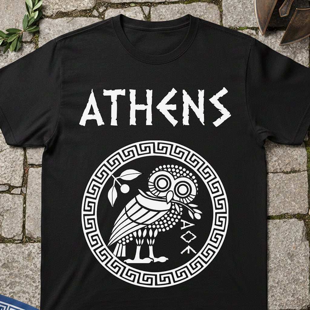 Athens Owl Symbol of Athena T-Shirt
