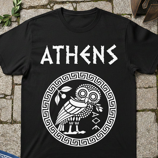 Athens Owl Symbol of Athena T-Shirt