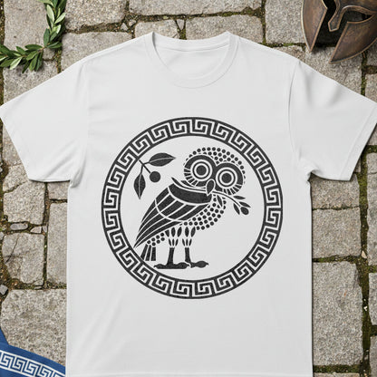Ancient Athens Owl Symbol of Athena T-Shirt