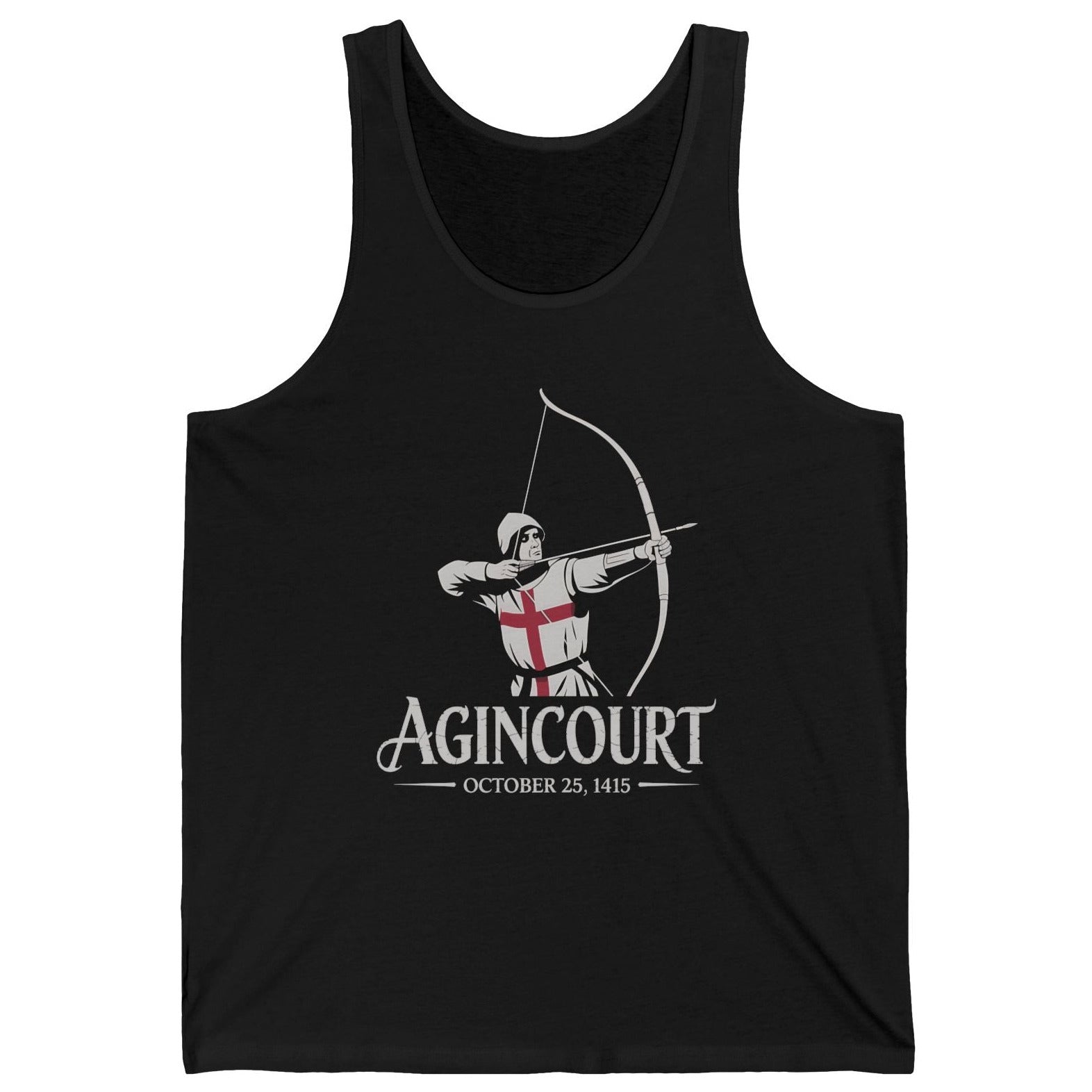 Battle of Agincourt Black Tank Top