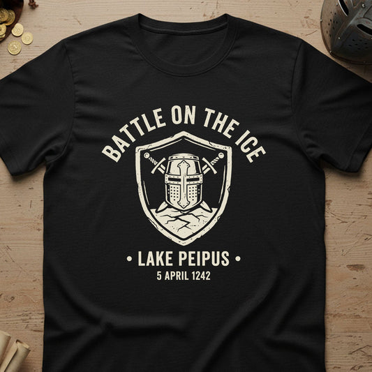 Battle on the Ice Lake Peipus 1242 AD T-shirt