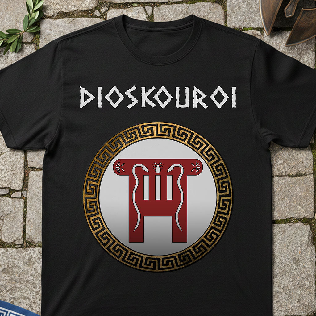 Dioskouroi Castor and Pollux Dokana T-Shirt